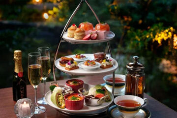 夜のアフタヌーンティー