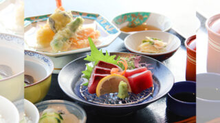 天ぷら刺身膳