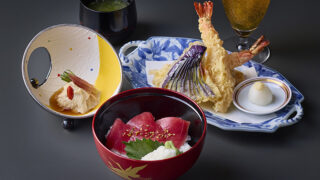 天ぷらとミニ丼ぶりセット
