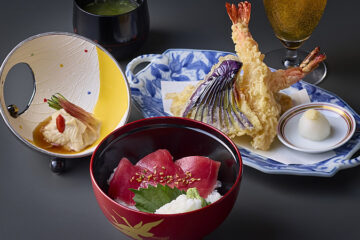 天ぷらとミニ丼ぶりセット