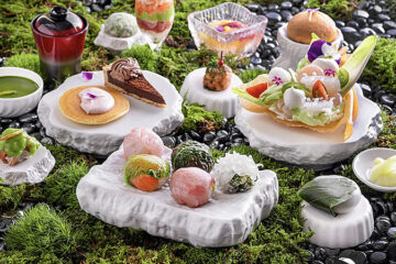 アフタヌーンティー風寿司ランチ「花蓮」