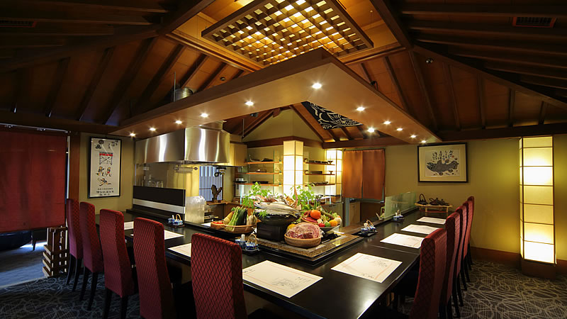 炭火焼カウンター 山笠