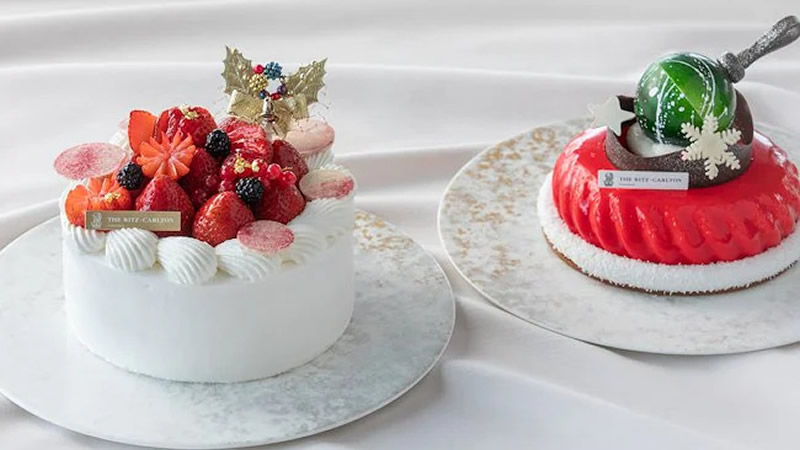 2つの特別なクリスマスケーキ